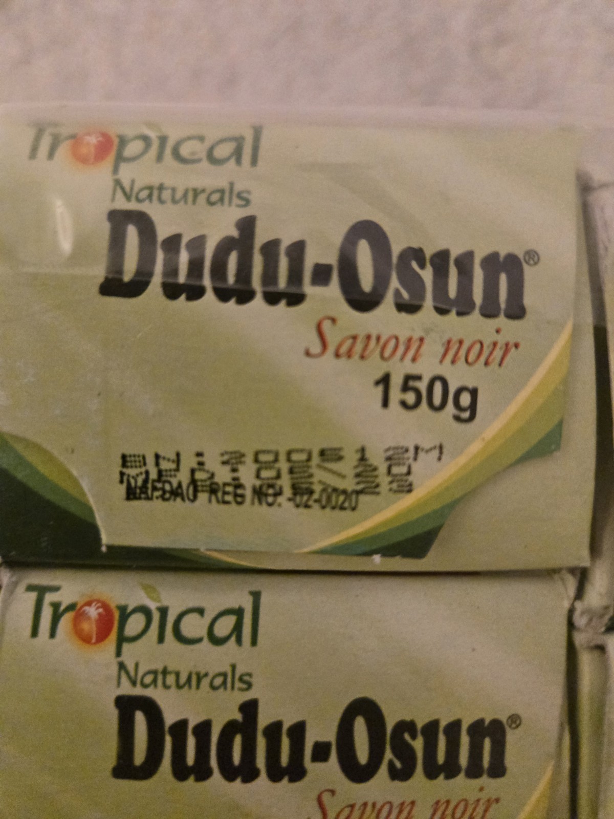 Tropical Naturals Dudu-Osun Black Soap 6-pack Exp 5/2023