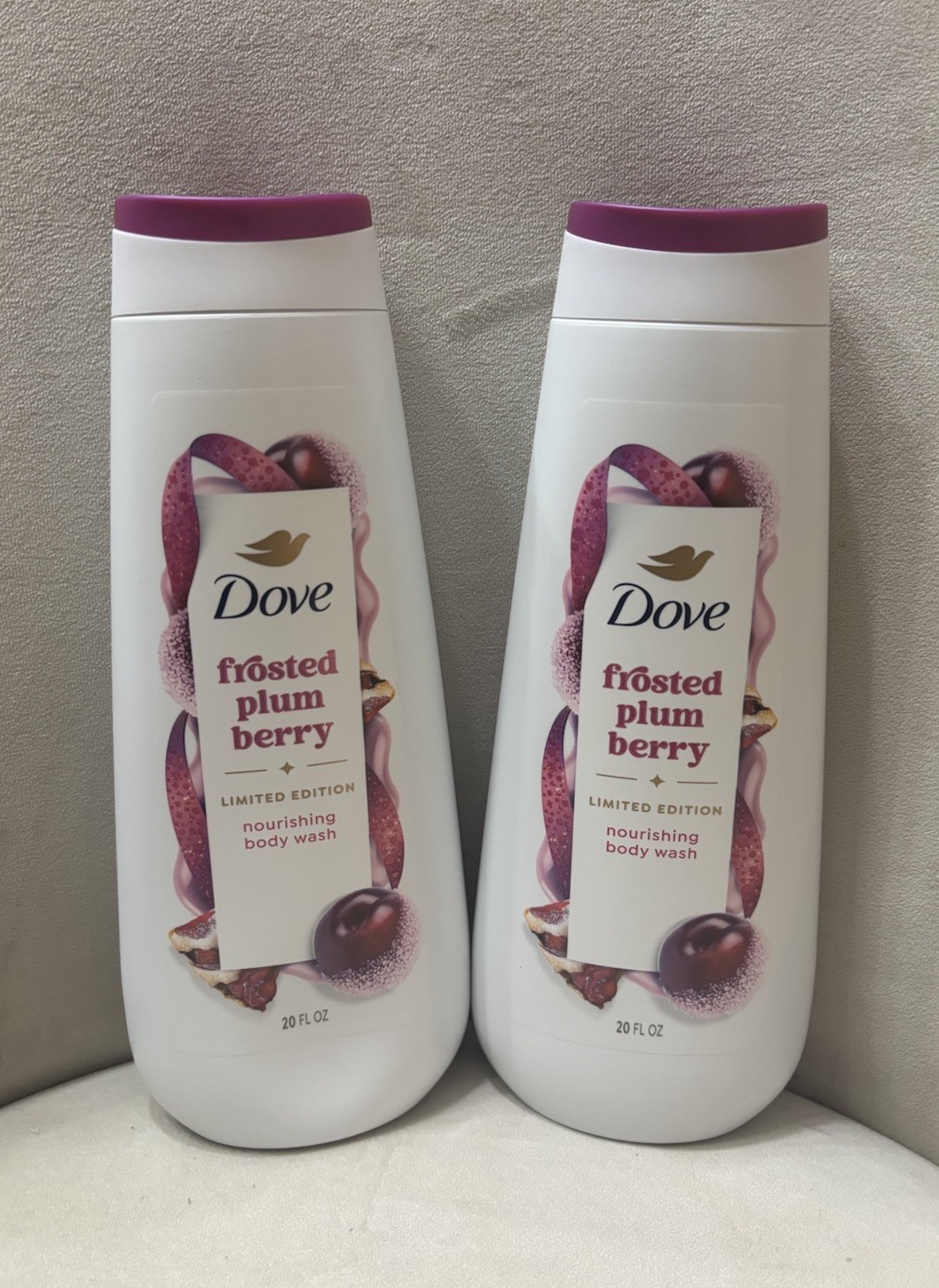 Dove Frosted Plum Berry Holiday Treats Gift Set 5 Pc Limited Edition Body Care