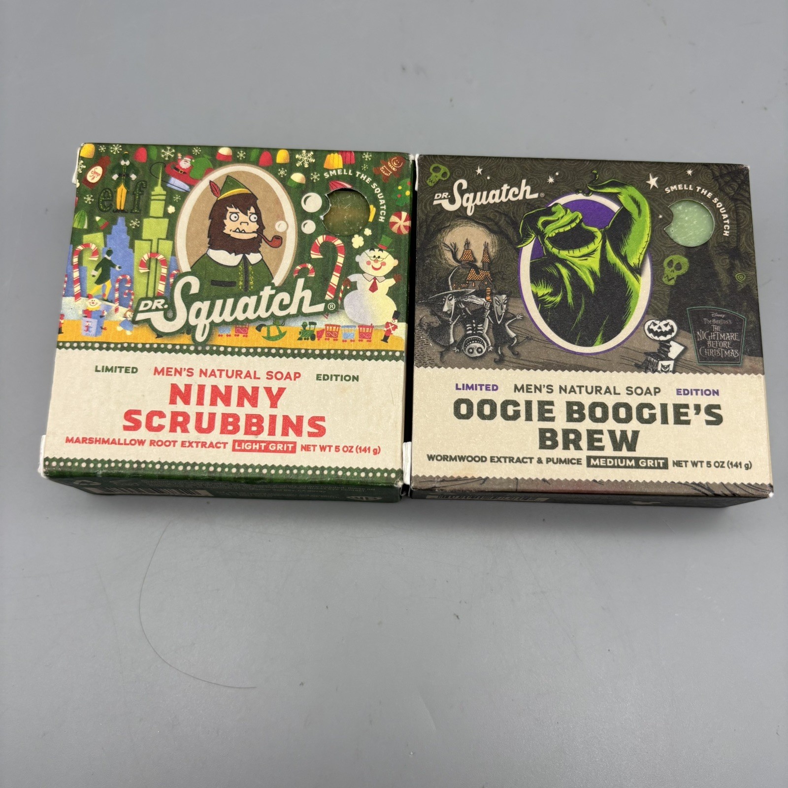 Dr. Squatch Disney/Nightmare Oogie Boogie’s Brew And Ninny Scrubbins Men’s Soap