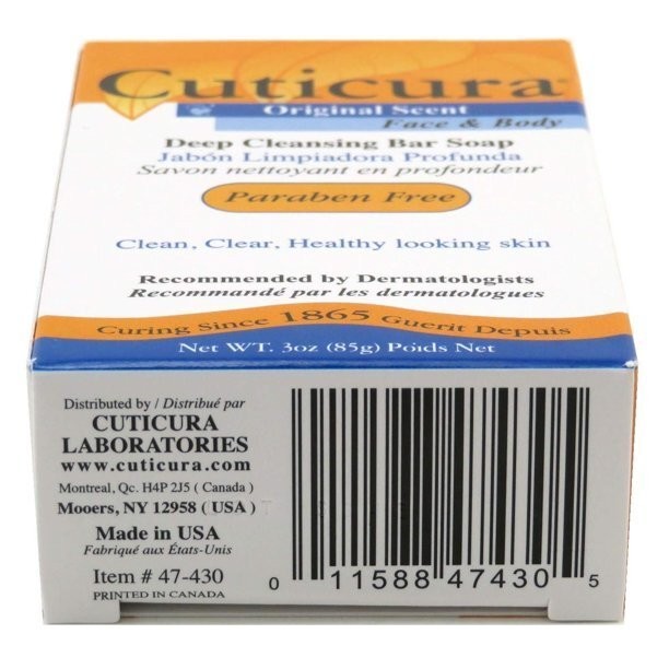 Cuticura Face & Body Deep Cleansing Bar Soap Blemish Prone Skin 3 oz Pack of 6
