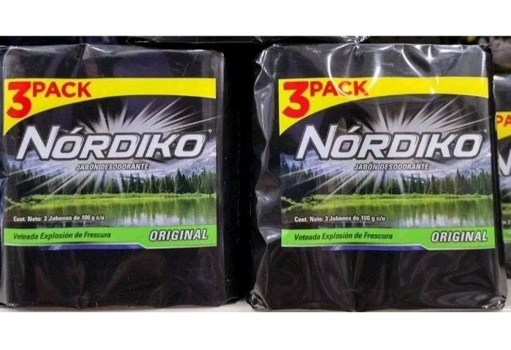 3X NORDIKO ORIGINAL SOAP – 3 BARS / JABON 3 BARRAS DE 100g c/u – FREE SHIPPING
