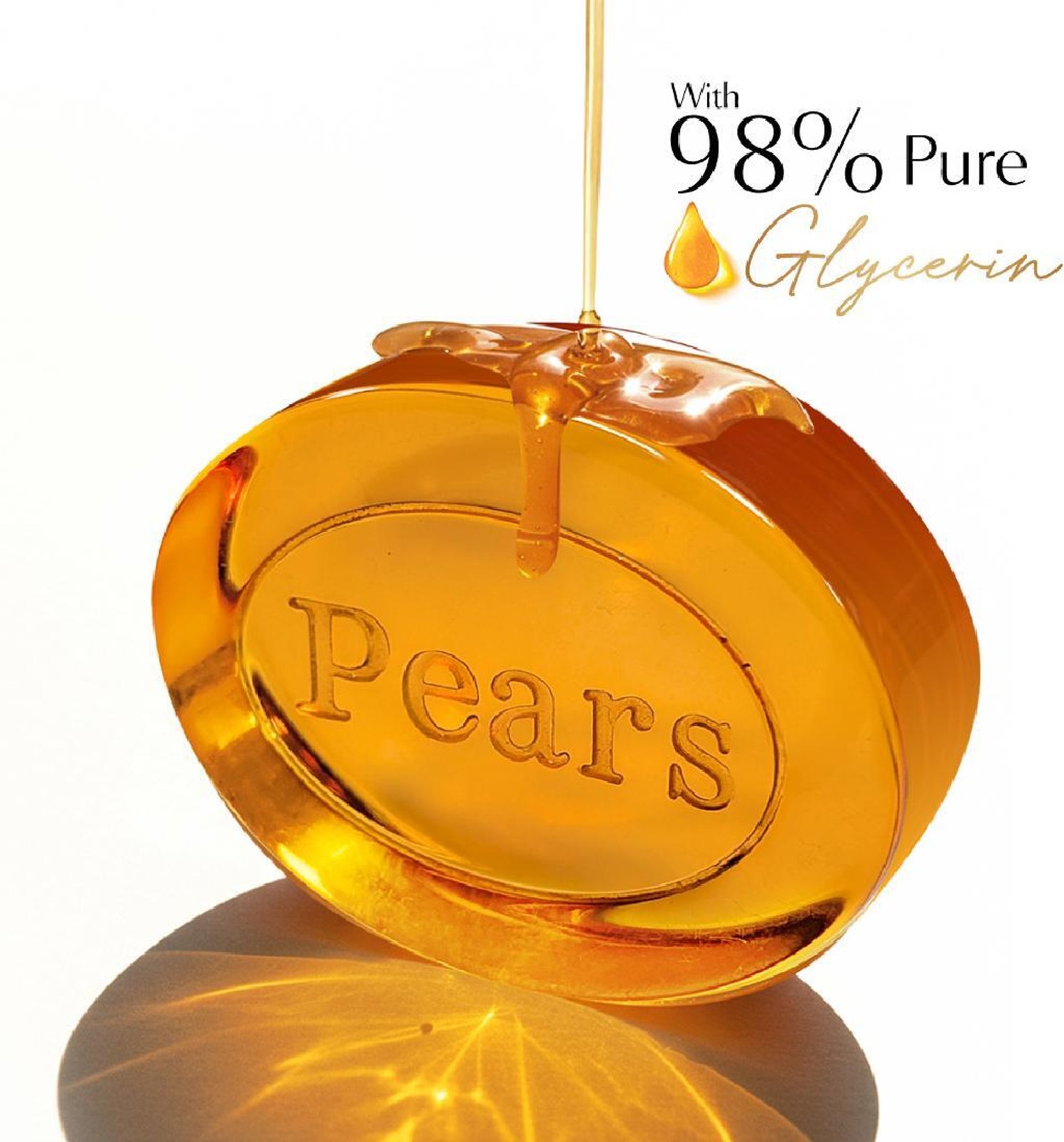 Bathing Soap Bar Pure Glycerin Glow Pears Original 125g 4.4 oz Pack of 8