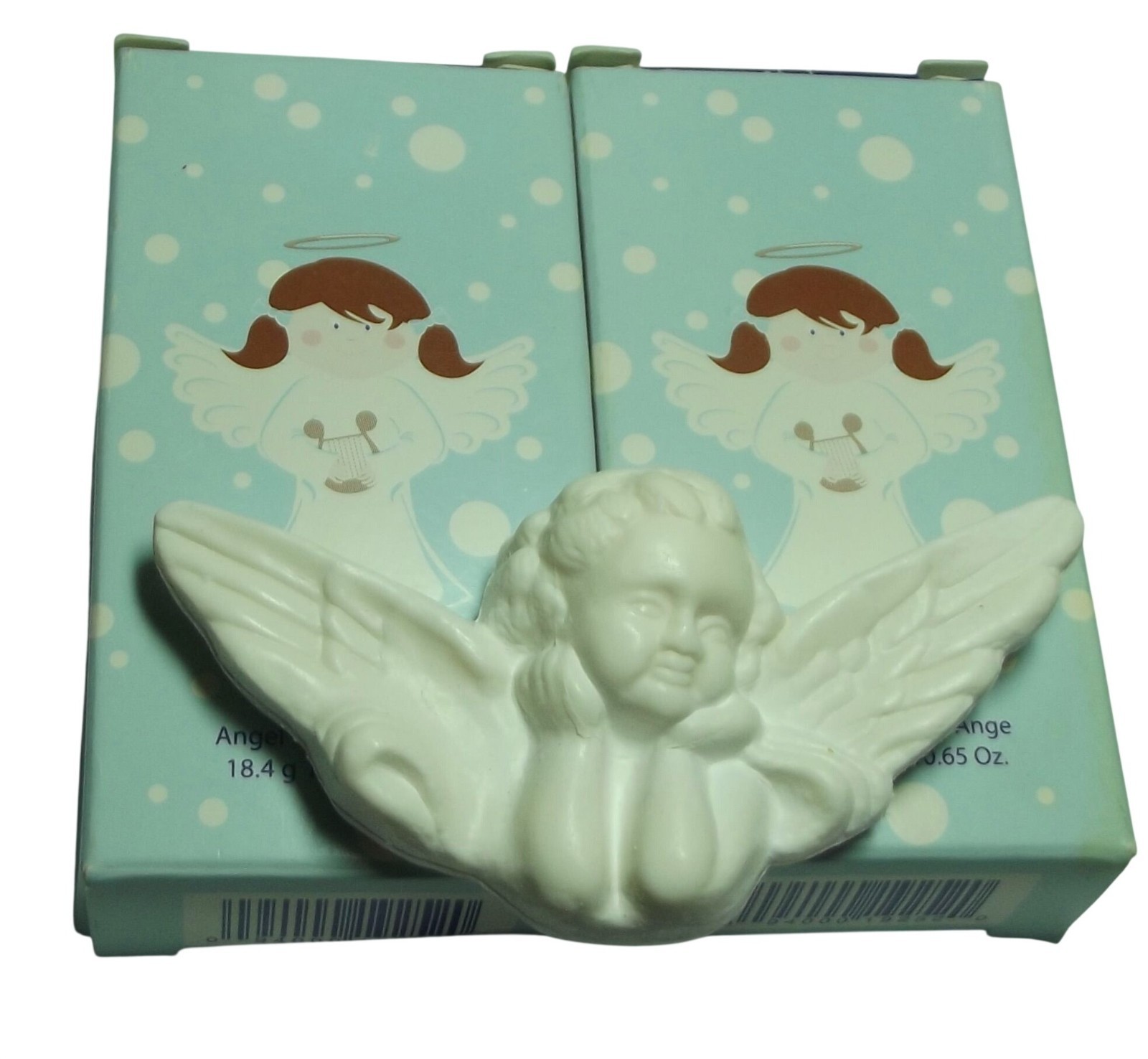 Avon Angel Soap (lot of 2) with box decorative cherub Christmas holiday romantic