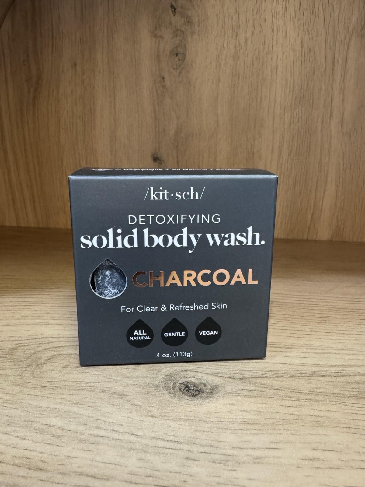 Kitsch Charcoal Detoxifying Solid Body Wash
