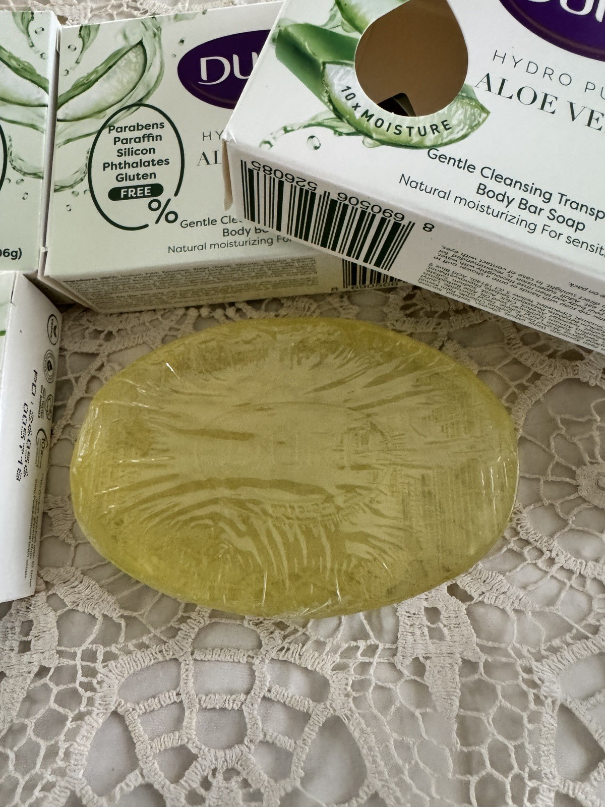 4x DURU ALOE VERA Hydropure Gentle Cleansing Body Bar Soap 3.75oz Glycerin PURE