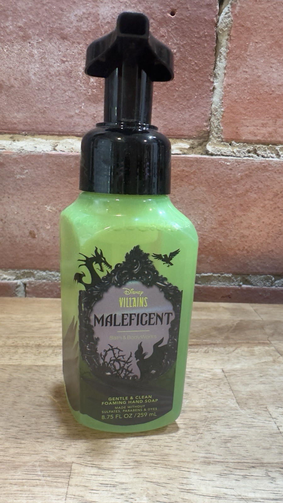 NEW DISNEY VILLIANS MALEFICENT FOAMING HAND SOAP-8.75 OZ