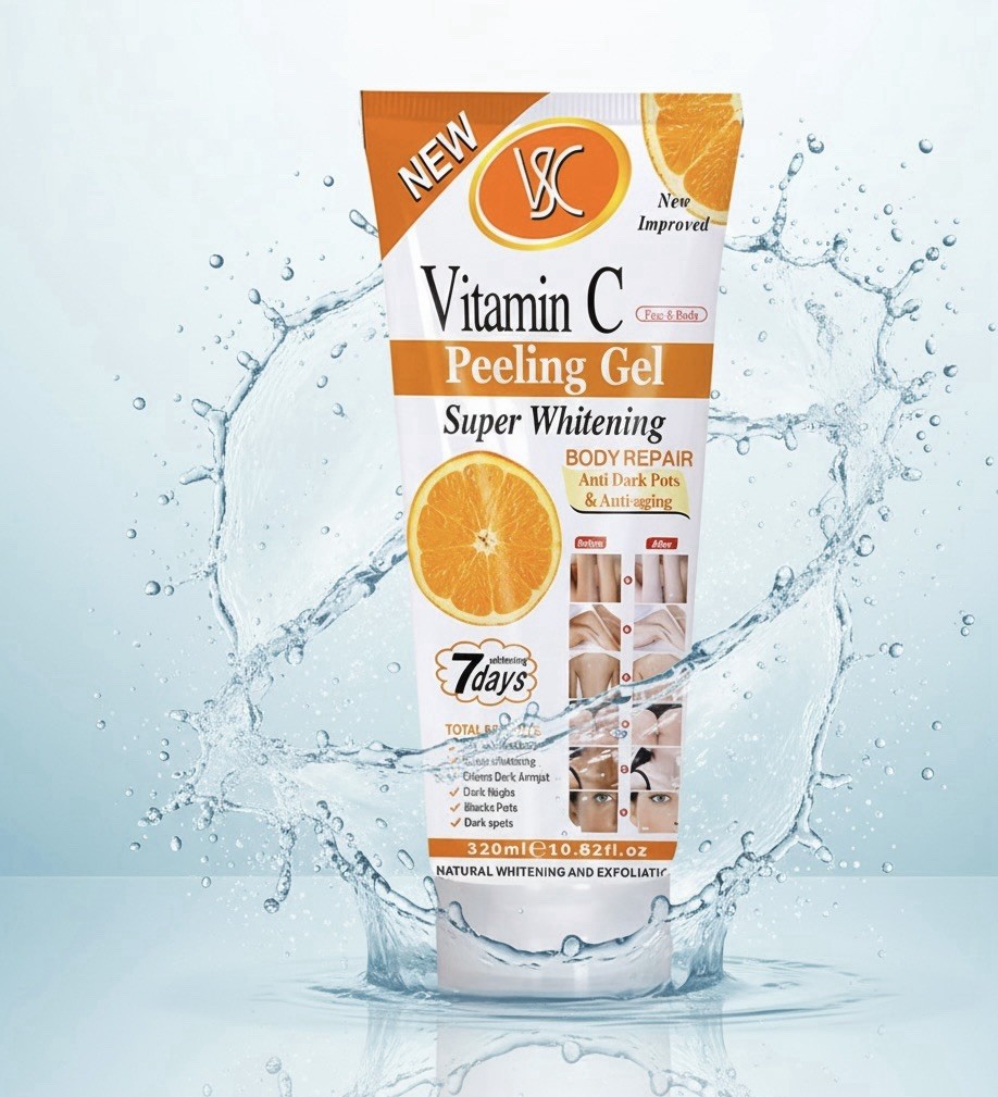 Veetgold Vitamin C Peeling Gel 320ml – Super Whitening, Clears Dark spots