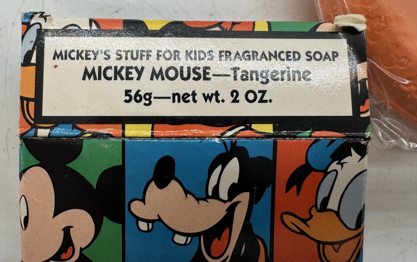 Vintage AVON 1996 Mickey’s Stuff For Kids – Mickey Mouse – Tangerine Soap 2 oz