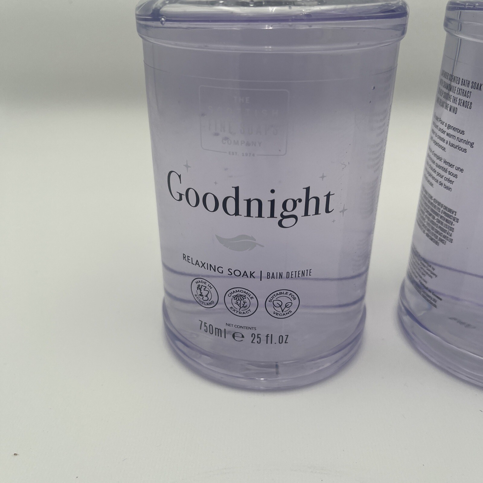 (2-Pk) THE SCOTTISH FINE SOAPS GOODNIGHT Lavender Chamomile RELAXING BATH SOAK