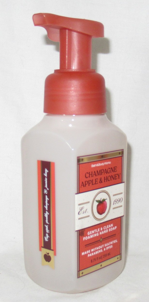 Bath & Body Works G&C Foaming Hand Soap Set Lot of 2 CHAMPAGNE APPLE & HONEY