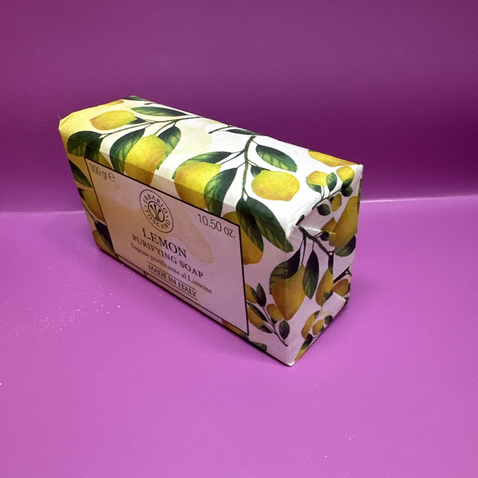 Italian Luxury Bar Soap Lemon Purifying large 10.5oz