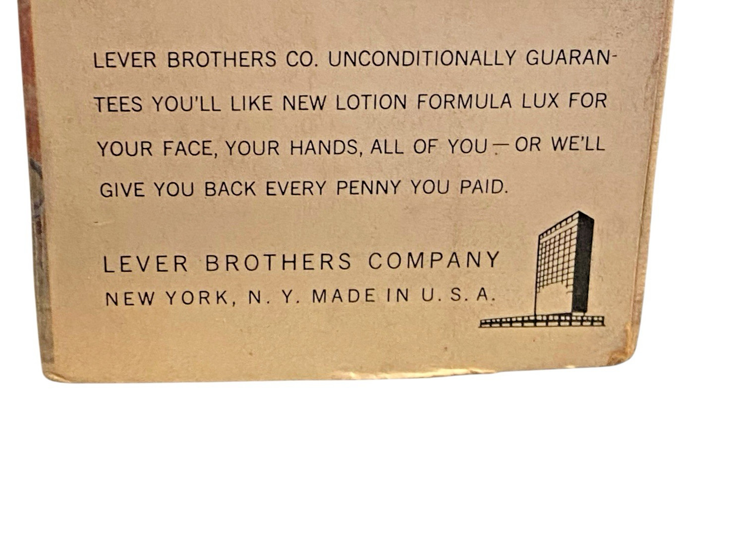 NOS LUX White Beauty Bar Soap Discontinued NOS Sealed Box Regular Size Vintage