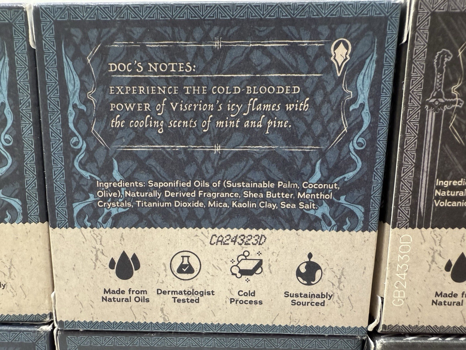 7 pcs. Dr Squatch Soap Thousand Sword Scrub – Game of Thrones – Limited Edition