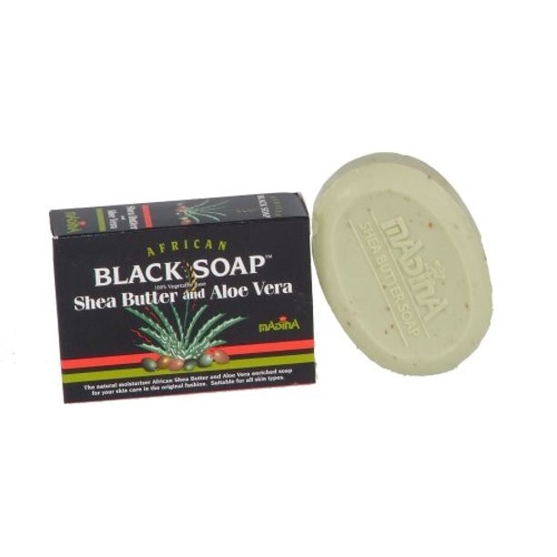 4 pk – Madina African Black Shea Butter Soap – (Warehouse Damaged Boxes)
