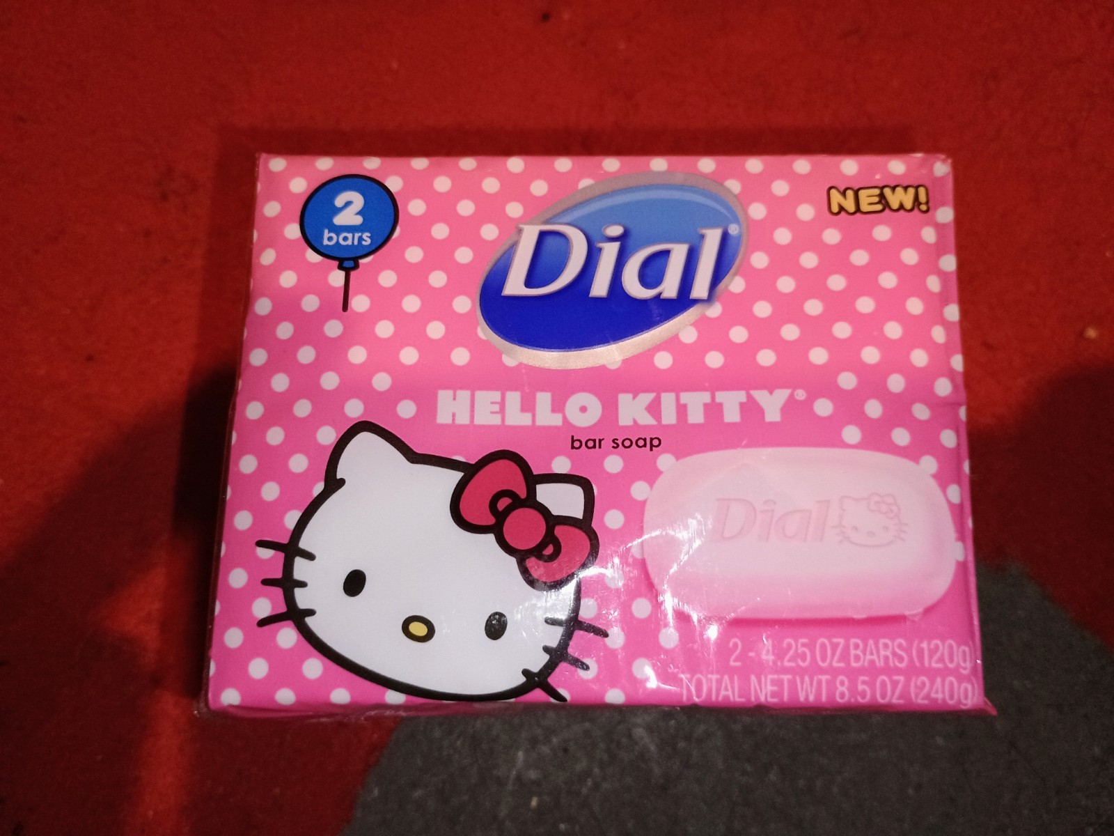 Dial Hello Kitty Bar Soap 2 Bars Still Sealed