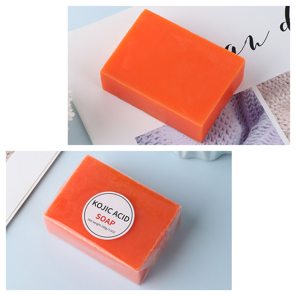 1Pcs Kojic Acid Soap Whitening Soap Brightening Remove Black Spots Brighten 100g