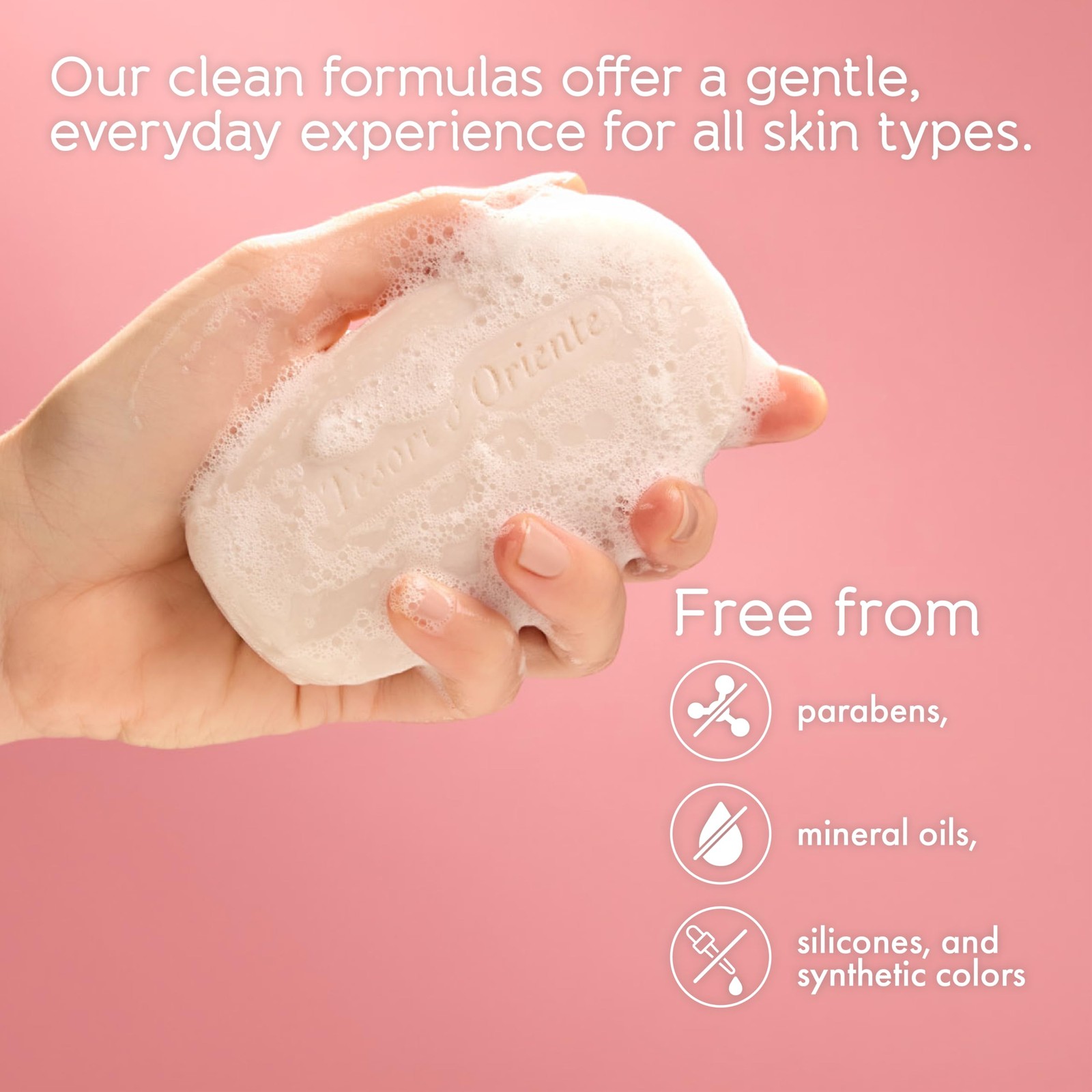 Aromatic Bar Soap Plant Based Rice Water Cherry Blossom Gentle 5 oz
