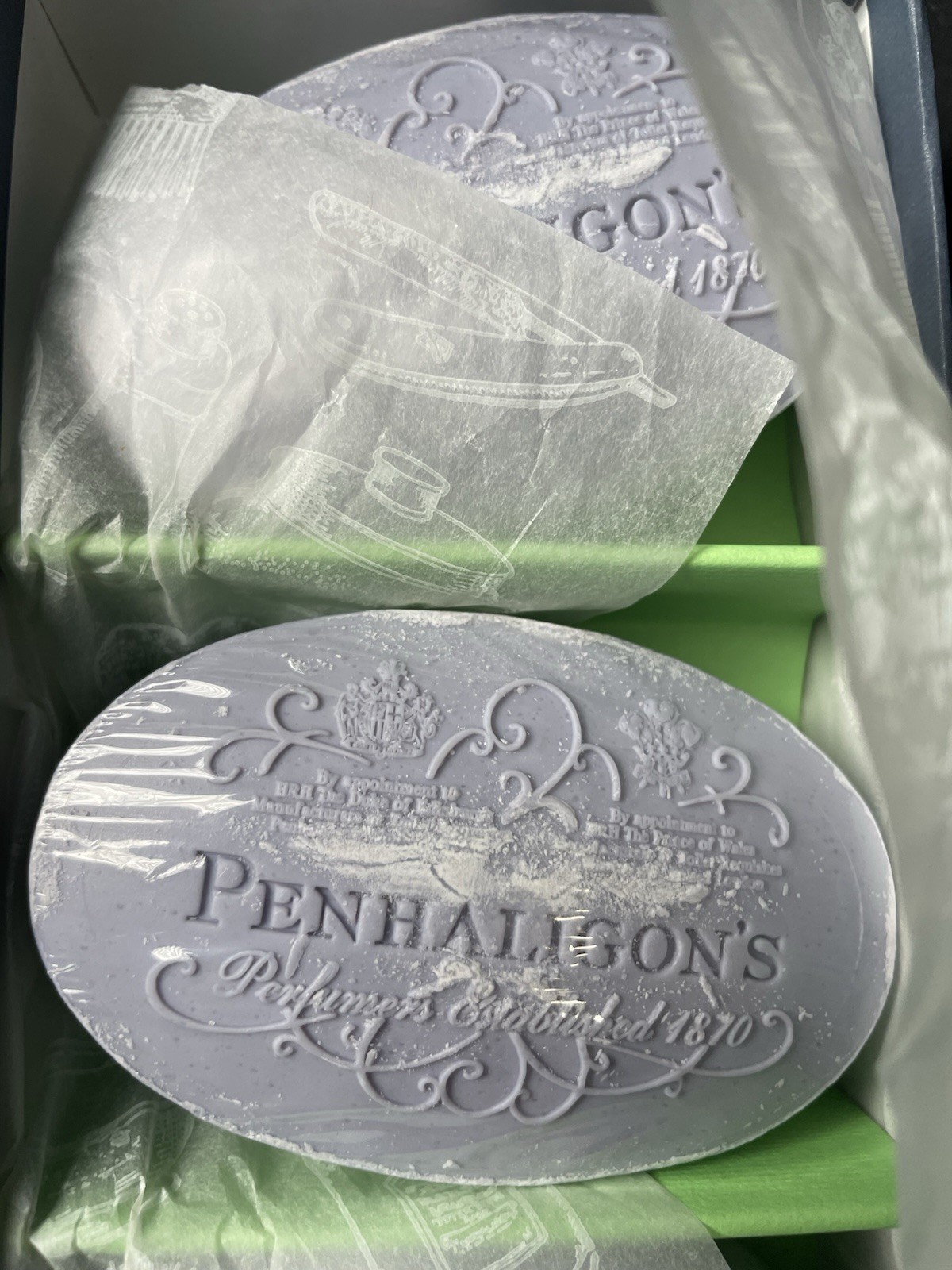 Rare Penhaligon’s Lavandula Luxury Boxed Soap Set 3x100g Discontinued Vintage
