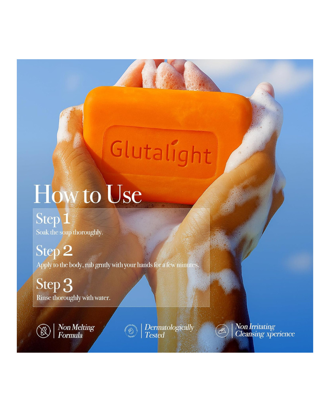 Papaya Soap | Glutathione & Papaya Extract | Body Tan Removal Soap