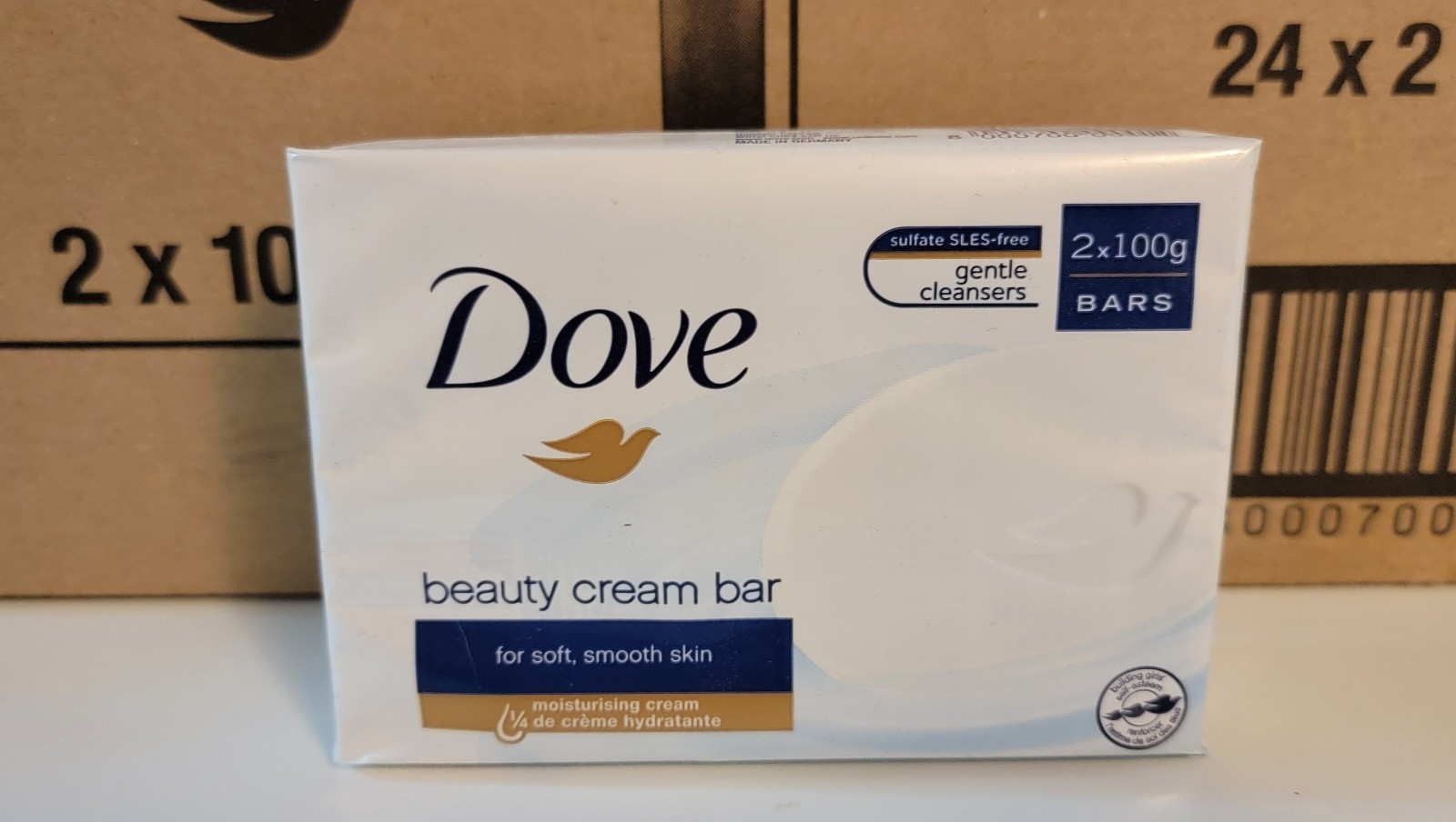 DOVE 2 Pack (32 Soap Bars) ORIGINAL Beauty Cream Bars For Soft Smooth Skin