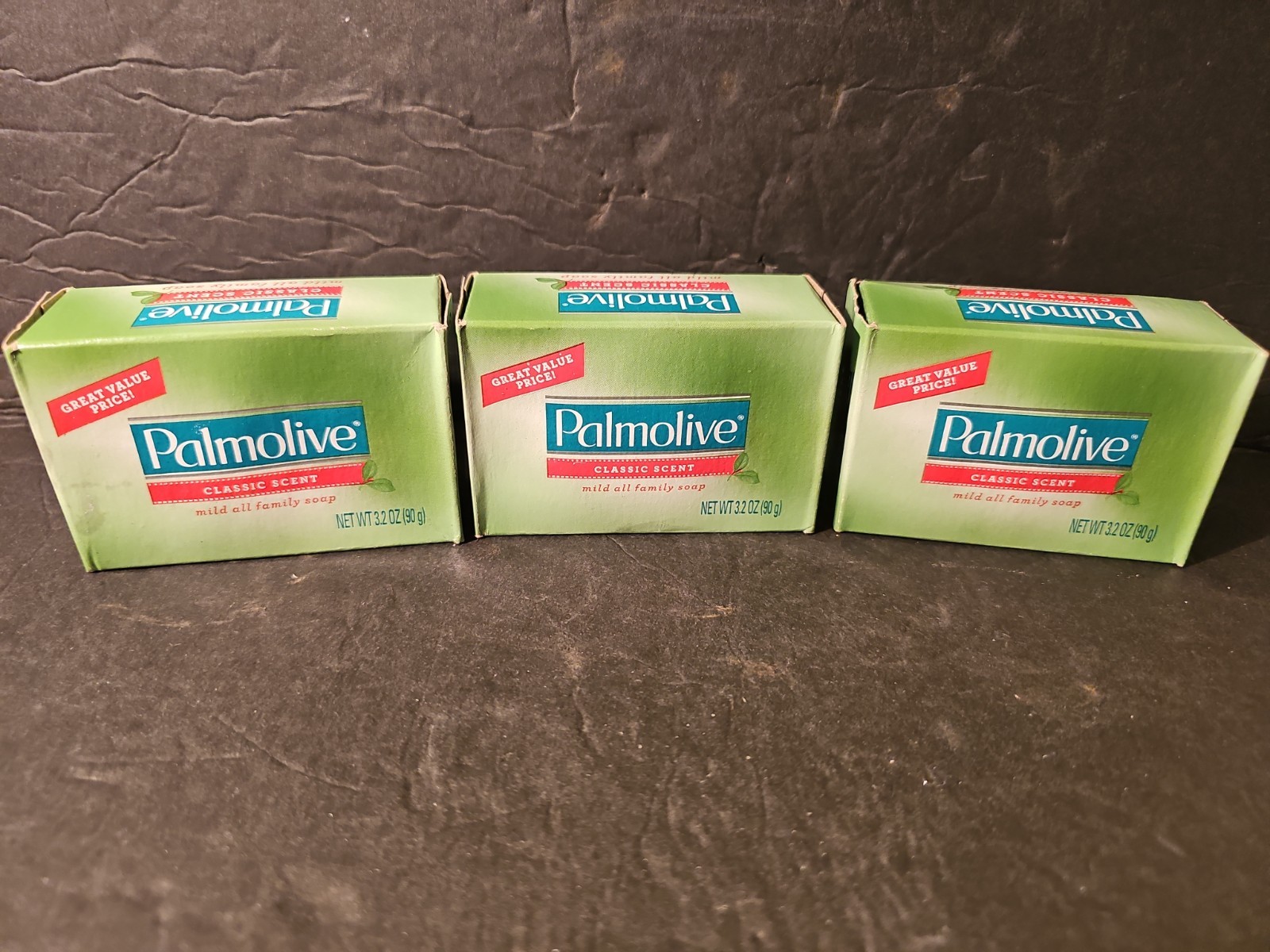 Palmolive Bath Bar Soap, Classic Scent 3.20 oz, 3 Pack Mild All Family Soap New