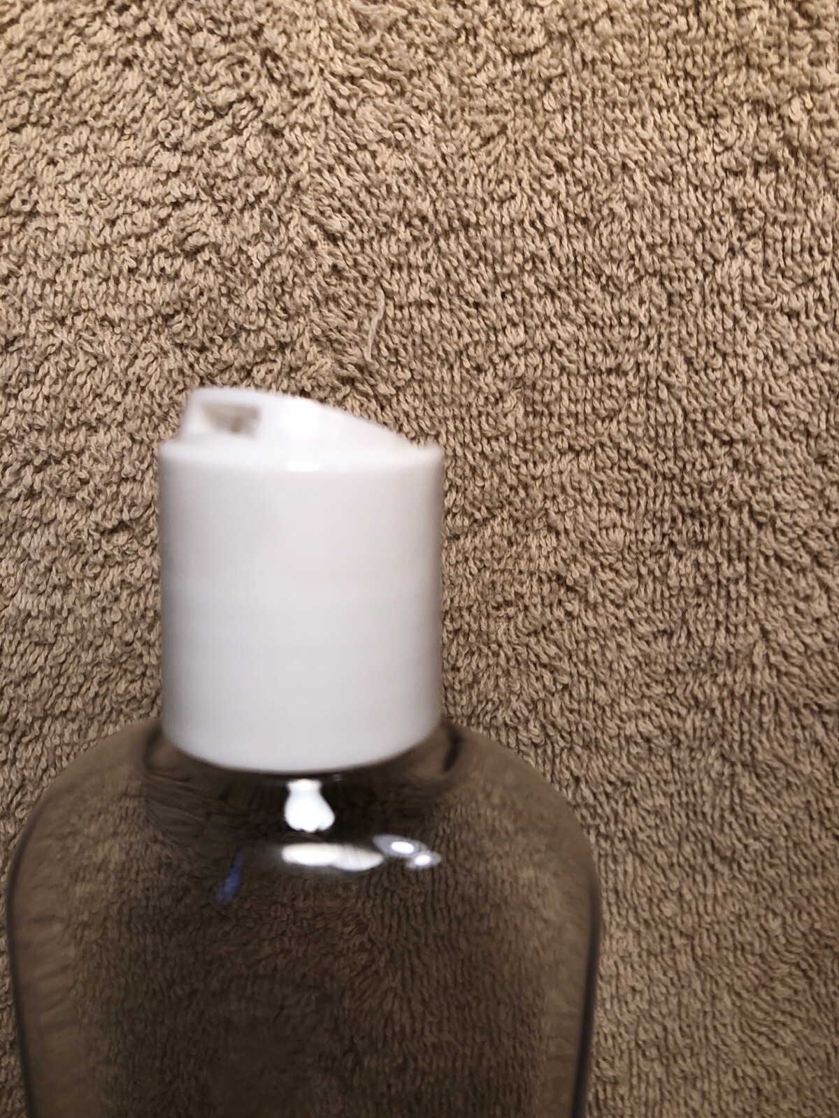 6 oz clear PET Cosmo Oval BPA free Bottles 24/410 White Disc Top Cap lot 6 SALE