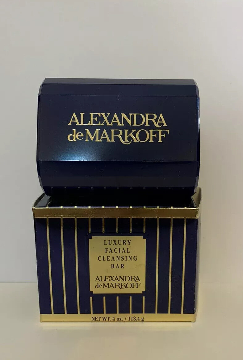 Alexandra De Markoff Luxury Facial Cleansing Bar SOAP in CASE 4.0z
