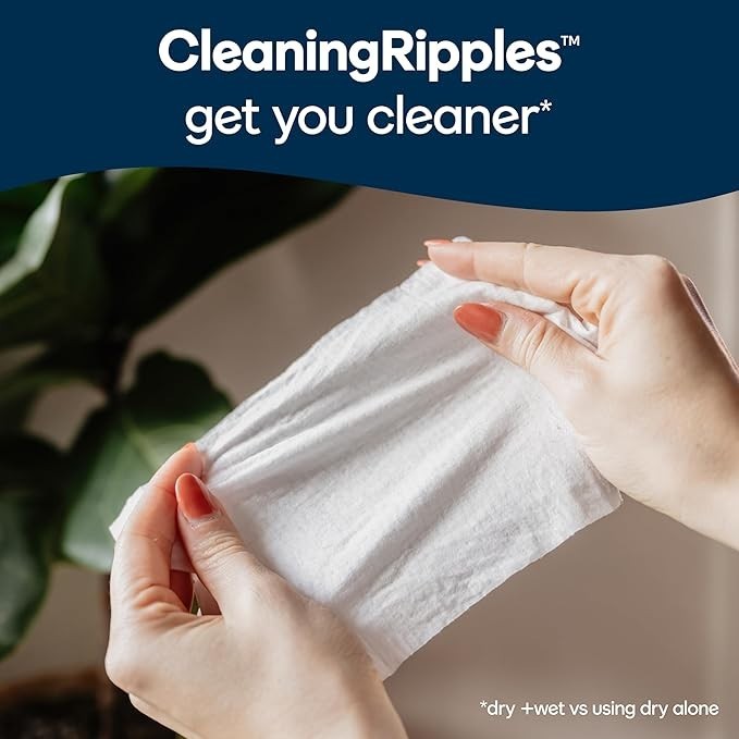 Cottonelle FreshFeel Flushable Wet Wipes for Adults and Kids, 8 Flip – Top Packs