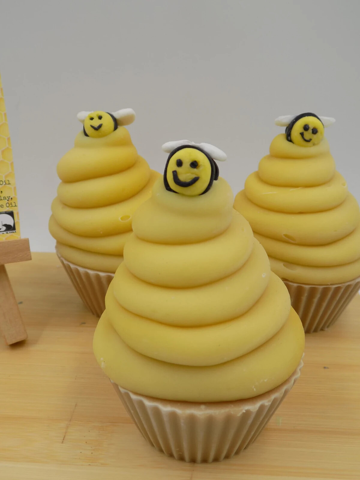 Oatmeal Milk Honey Soap / Cupcake Soap / Gift Soaps / Bee Soap