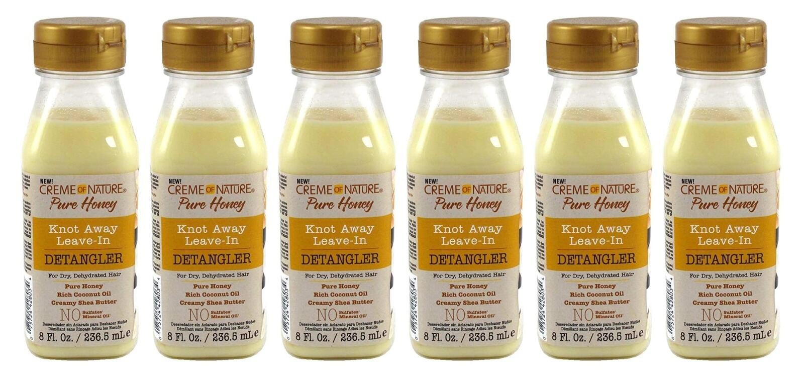 Creme Of Nature Pure Honey Detangler 8 Ounce Leave-In (236ml) (1 Pack)