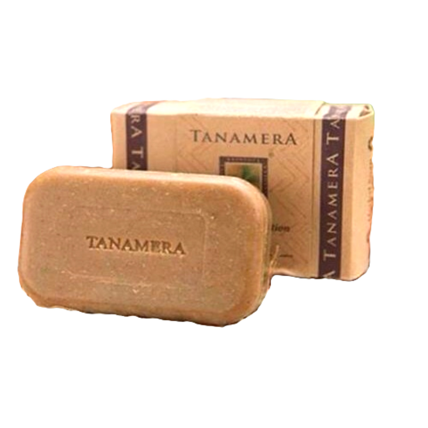 Tanamera Brown Body Soap 2x100g Herbal Exfoliating Bath Bar Malaysia