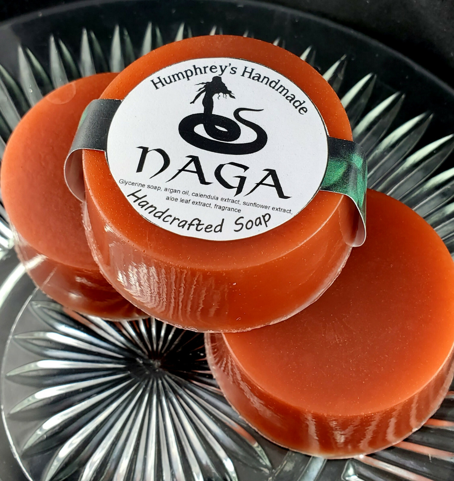 NAGA Nag Champa Shave Soap Unisex Womens Mens Beard Wash, Glycerin Argan Oil