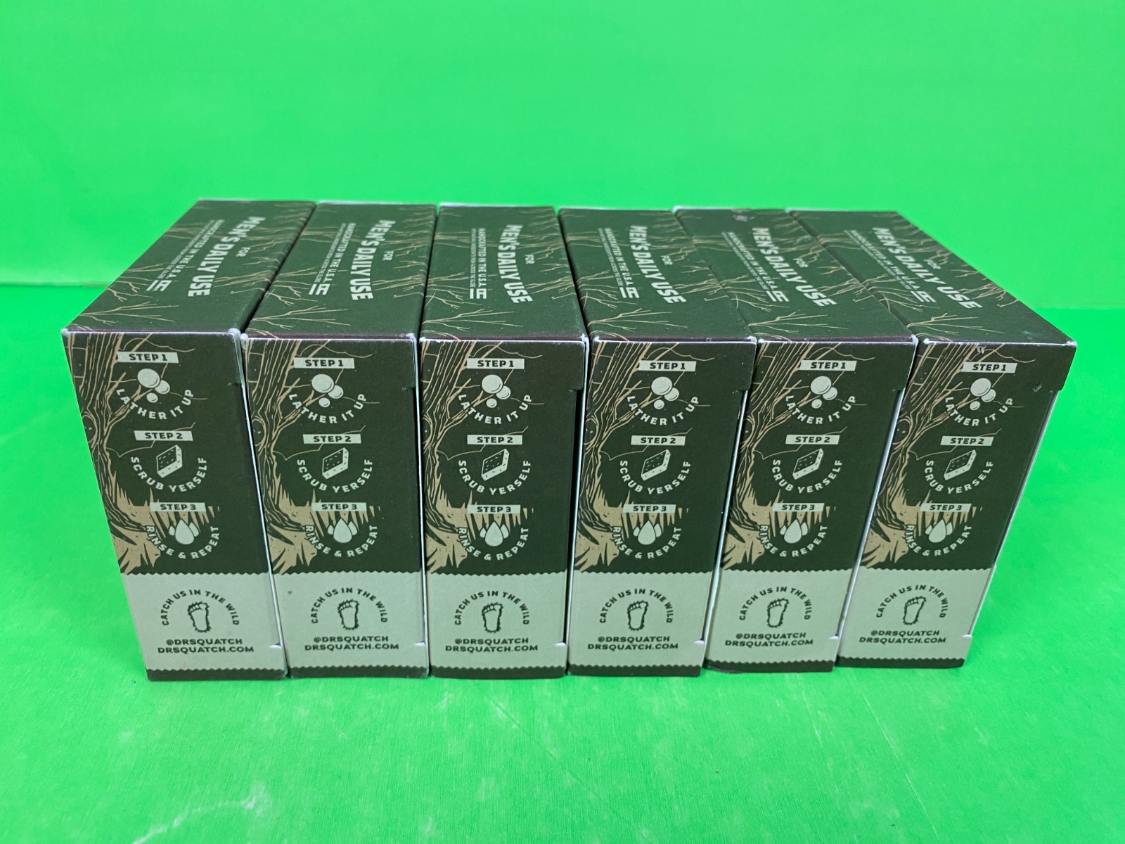 W@W L@@K 6 BARS BRAND NEW SQUATCH LIMITED EDITION SOAPS WEREWOLF WASH HALLOWEEN