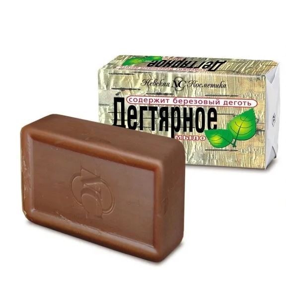 Birch Tar Soap. Nevsk cosmetic. 6 pcs x 140g.