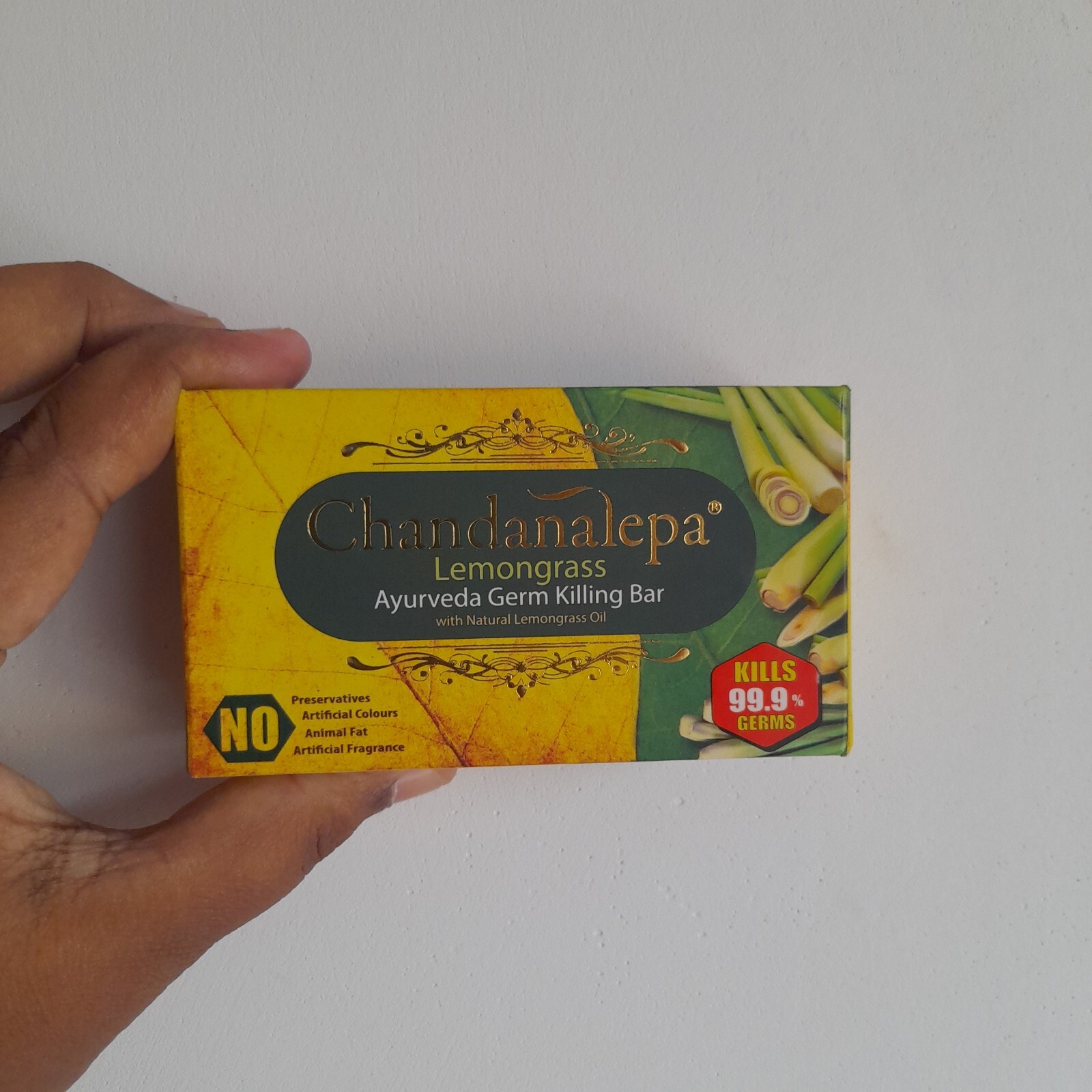 Chandanalepa Lemongrass Ayurveda Soap Ceylon Herbal Natural Herbal Healthy