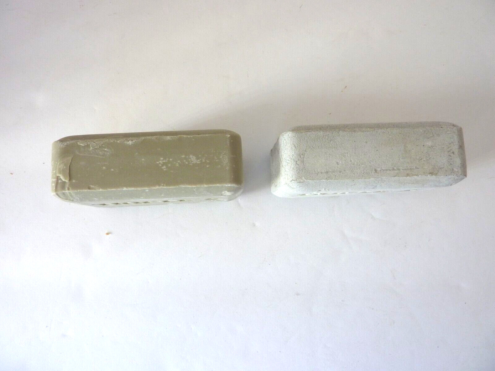 Vintage Lot of 2 Bars of Pumice Triple S Unwrapped Bar Soap.