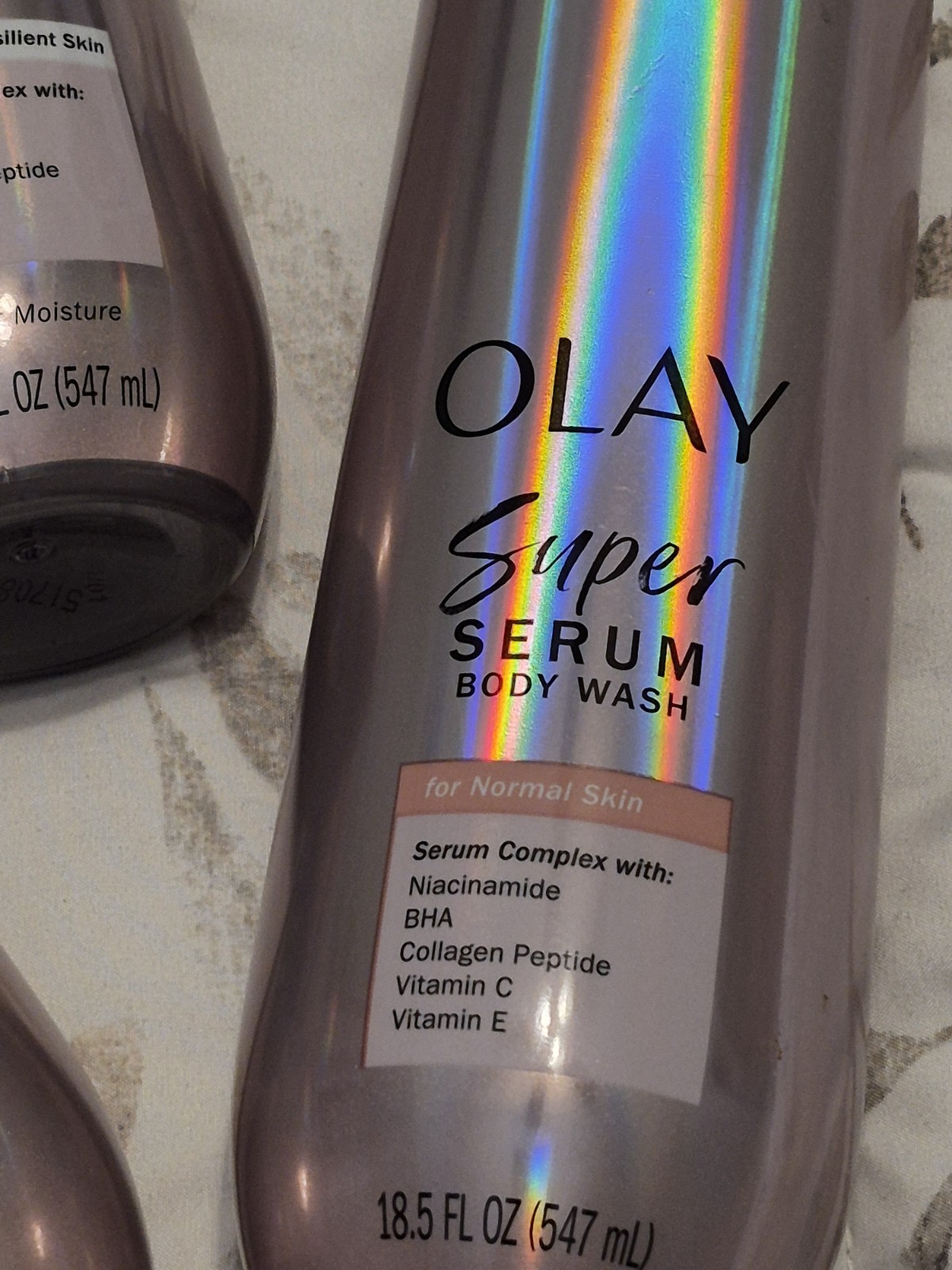 LOT OF 3: Olay Super Serum Body Wash (2) Plus Body Lotion Normal Skin Set *NEW*