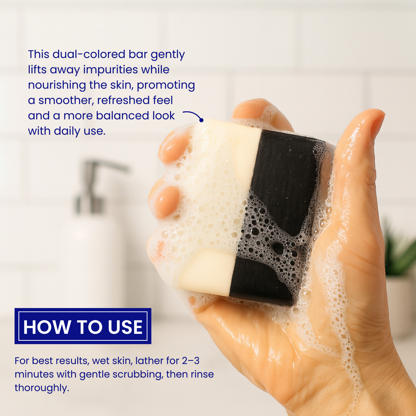 New Glutathione /Arbutin/Licorice Black&White Soap 120g Whitening&Bleaching Soap