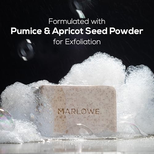 MARLOWE No. 102 Body Scrub Soap 7oz Exfoliating Bar