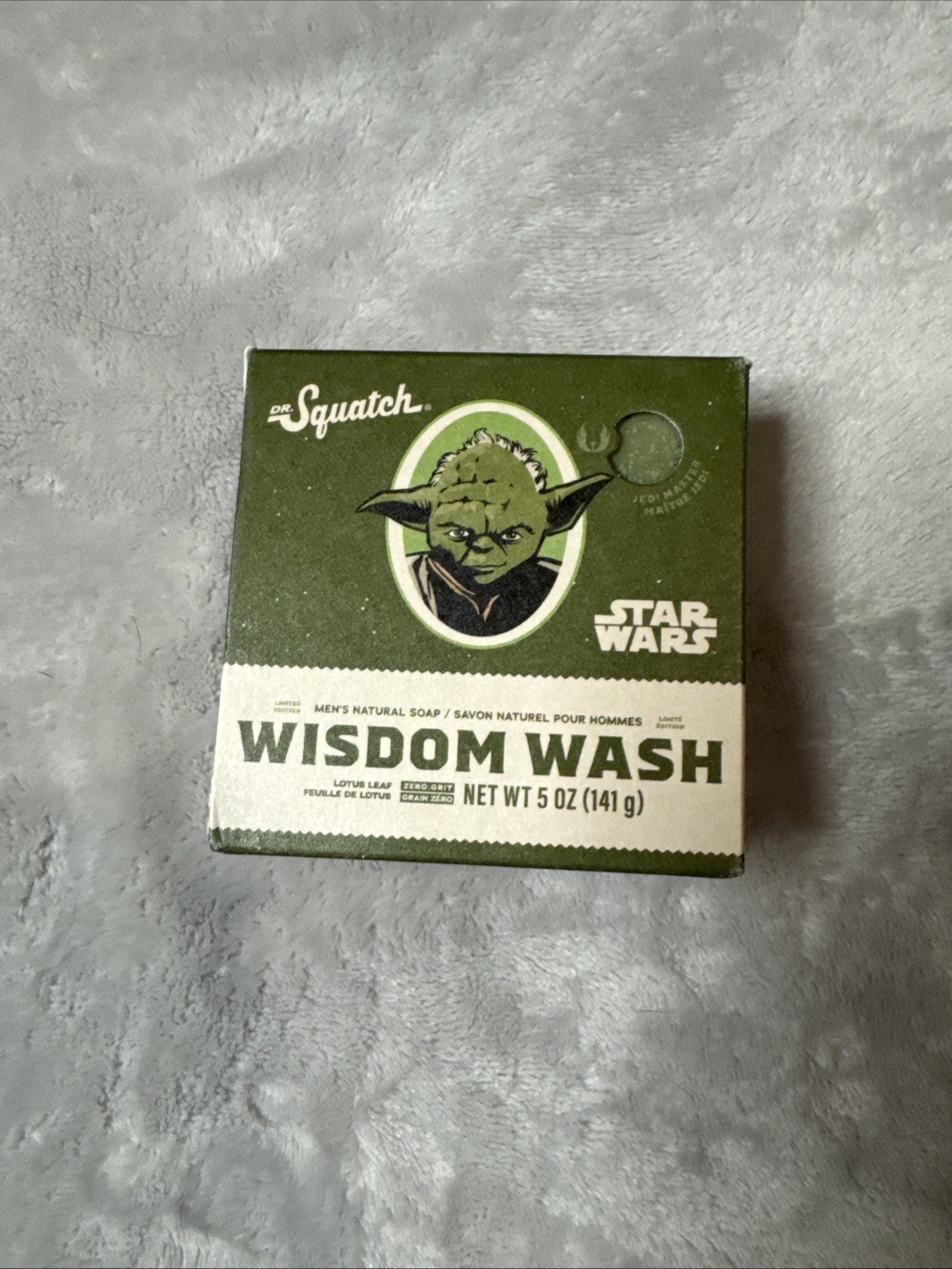 Dr. Squatch Men’s Wisdom Wash Star Wars Yoda Soap, 5 oz