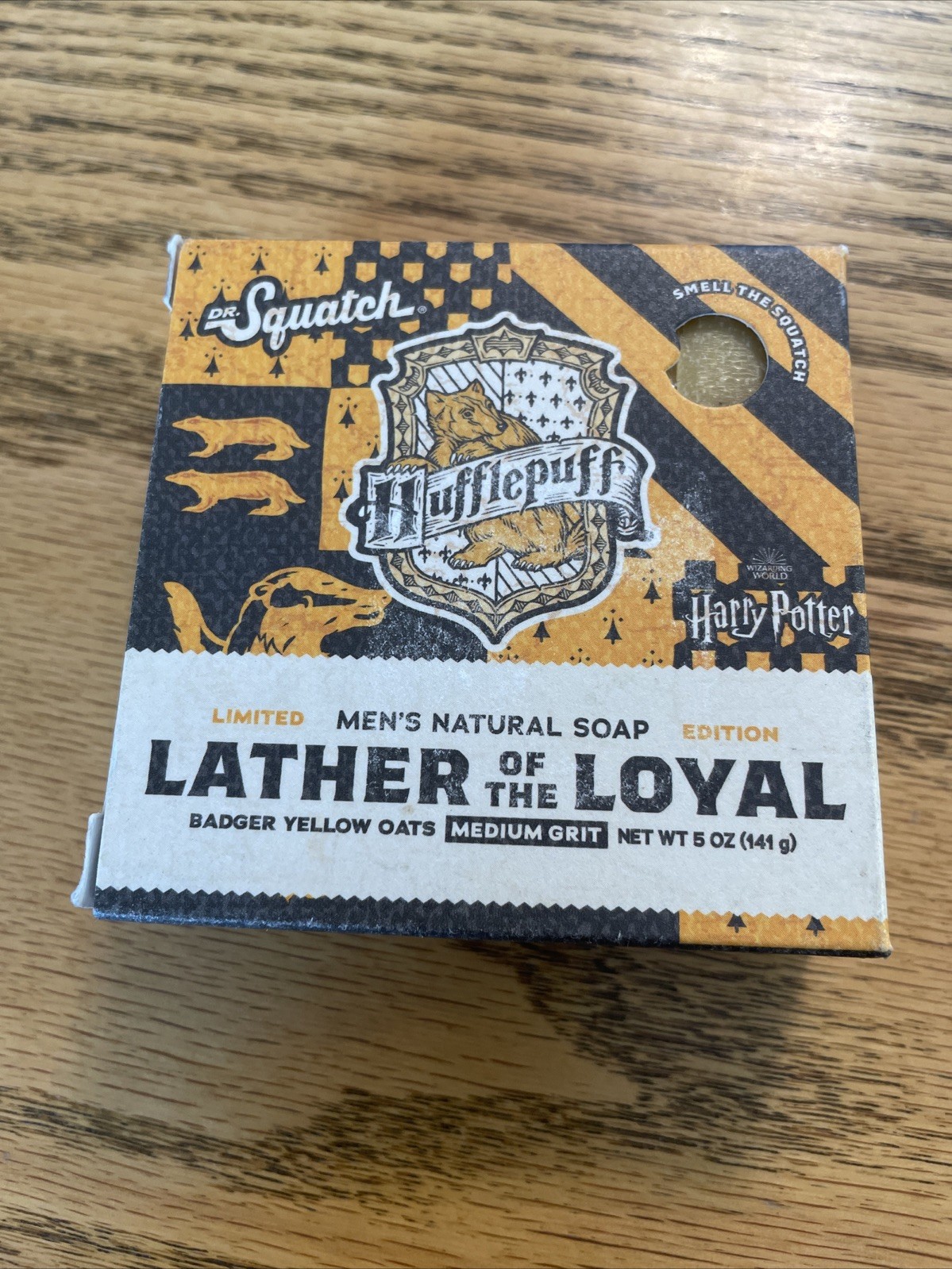 Dr Squatch Limited Edition Lather Of The Loyal Harry Potter Soap NIB