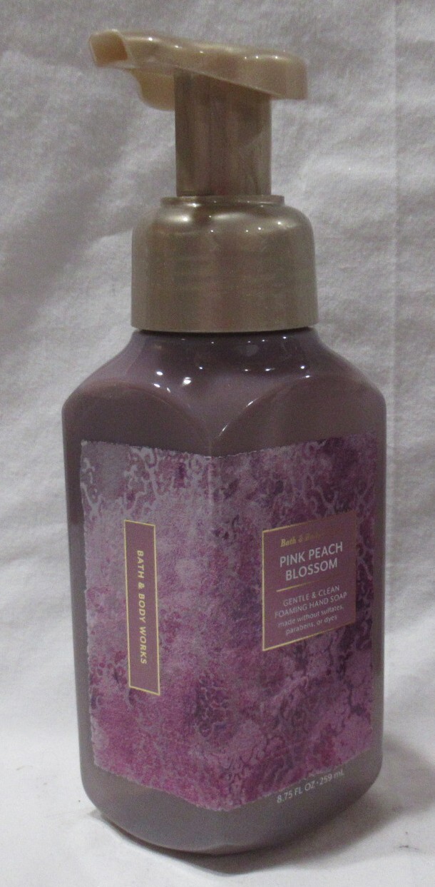 Bath & Body Works Gentle & Clean Foaming Hand Soap Set Lot 2 PINK PEACH BLOSSOM