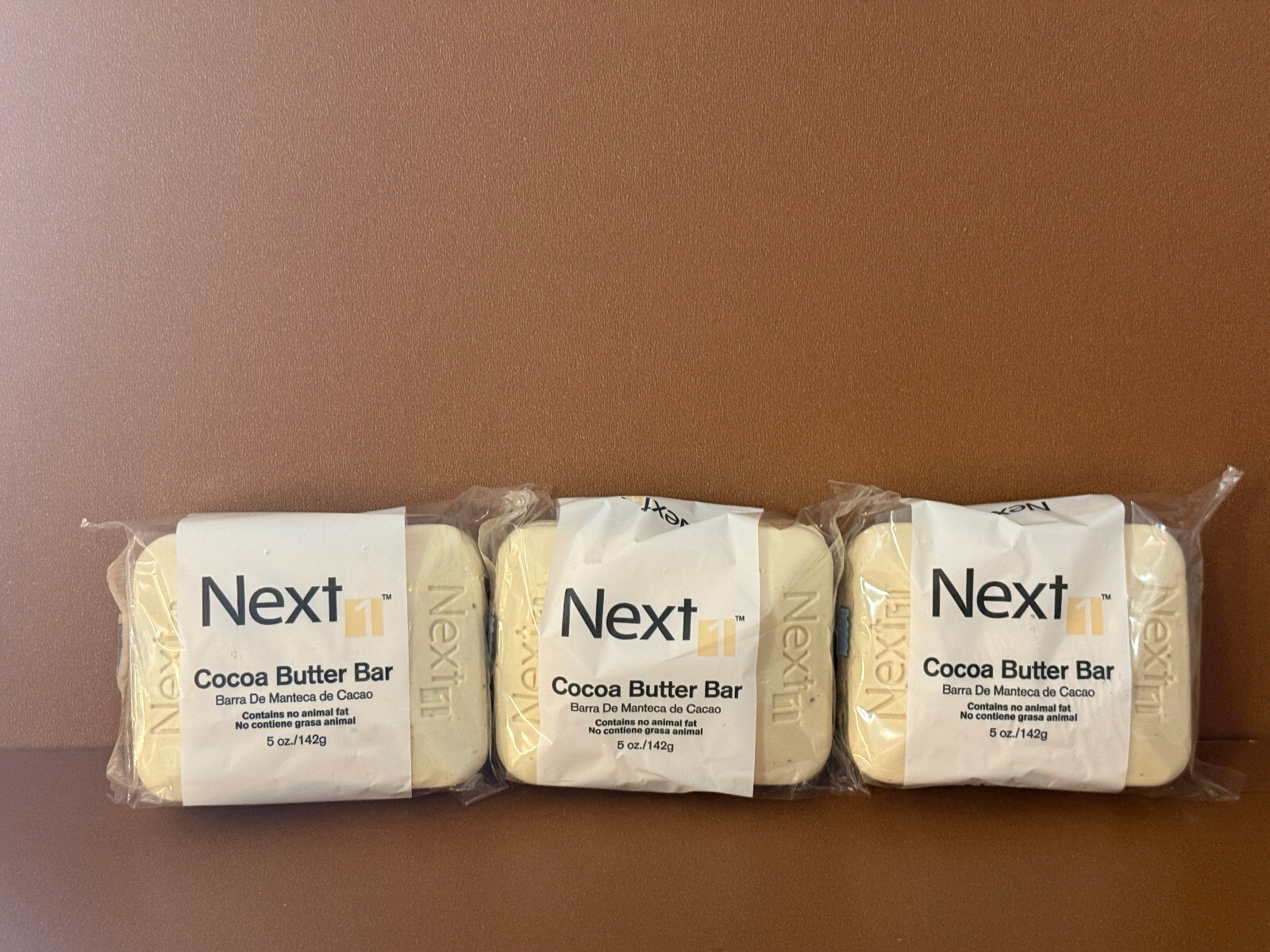 Next 1 COCOA BUTTER BAR SOAP 5 oz Lot Of 3