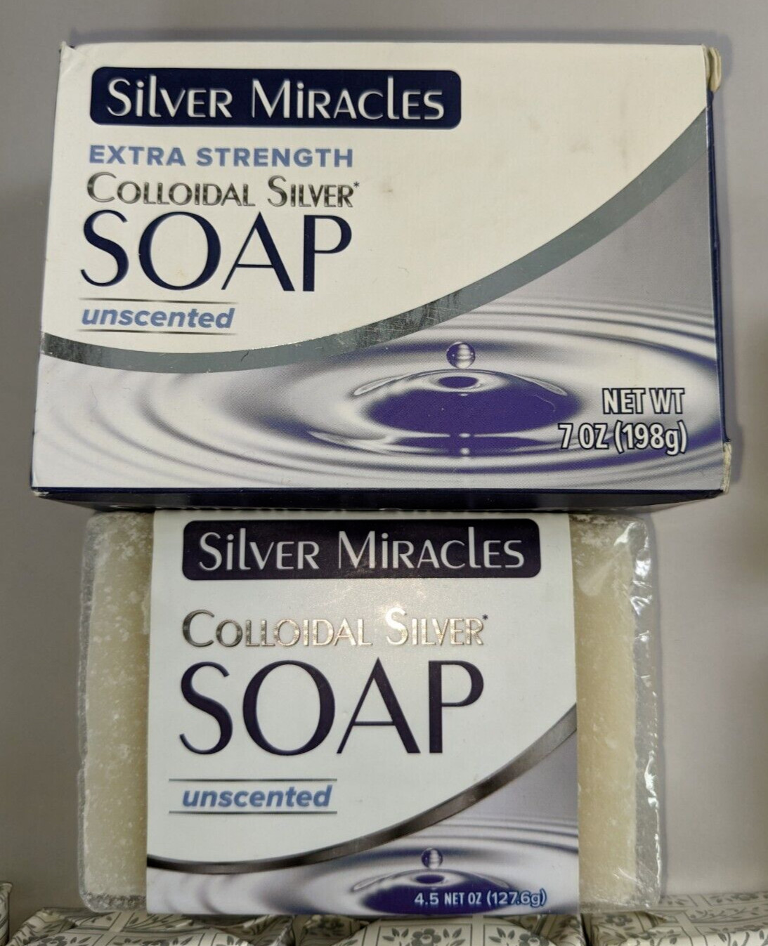 Soap Bars LOT Avalon & Gray, Colloidal Silver, Alchimia Italy, 15 BARS 38 oz.