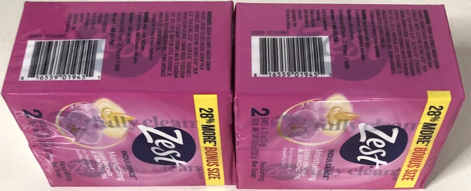 Zest Nourishing Moisturizing Bar Soap 4.12 Oz (1 set with 4 Bars)