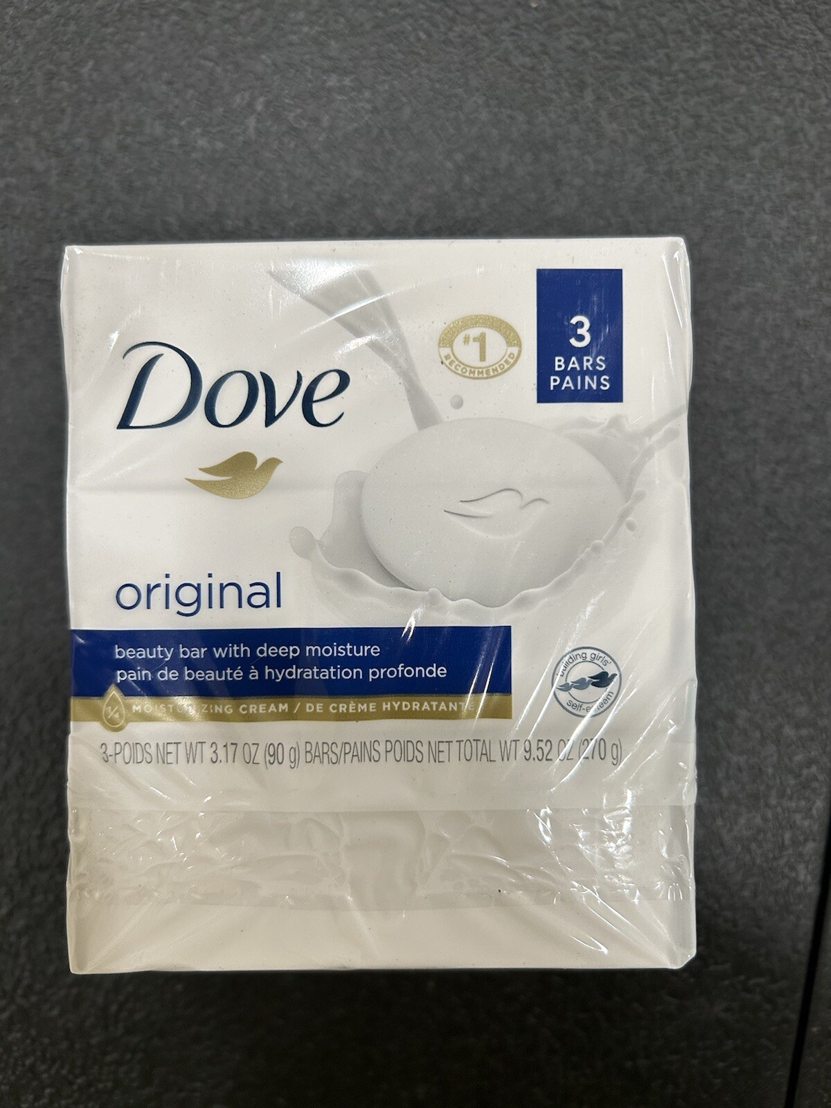 Dove Soap Pack Of 3!! Original 3.17oz Each Bar X 3!