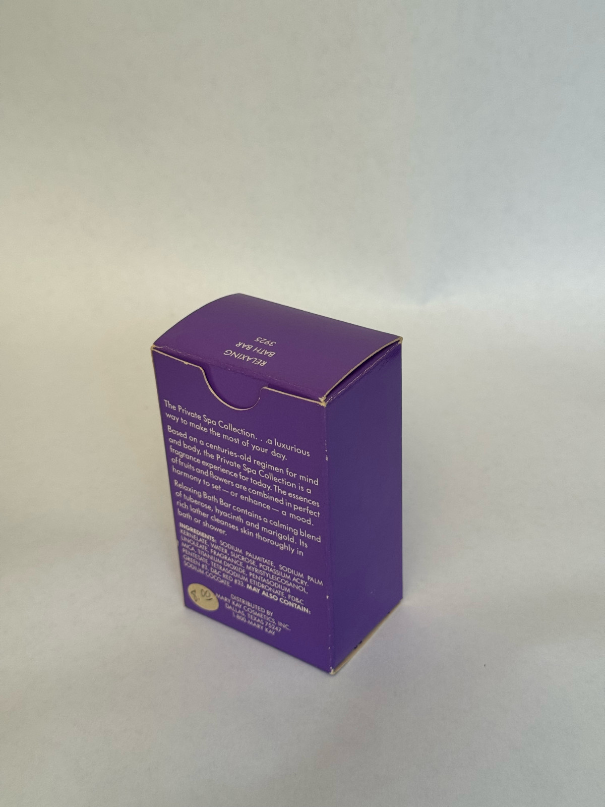 Mary Kay Vintage/Discontinued Relaxing Bath Bar Private Spa Collection 4 oz.