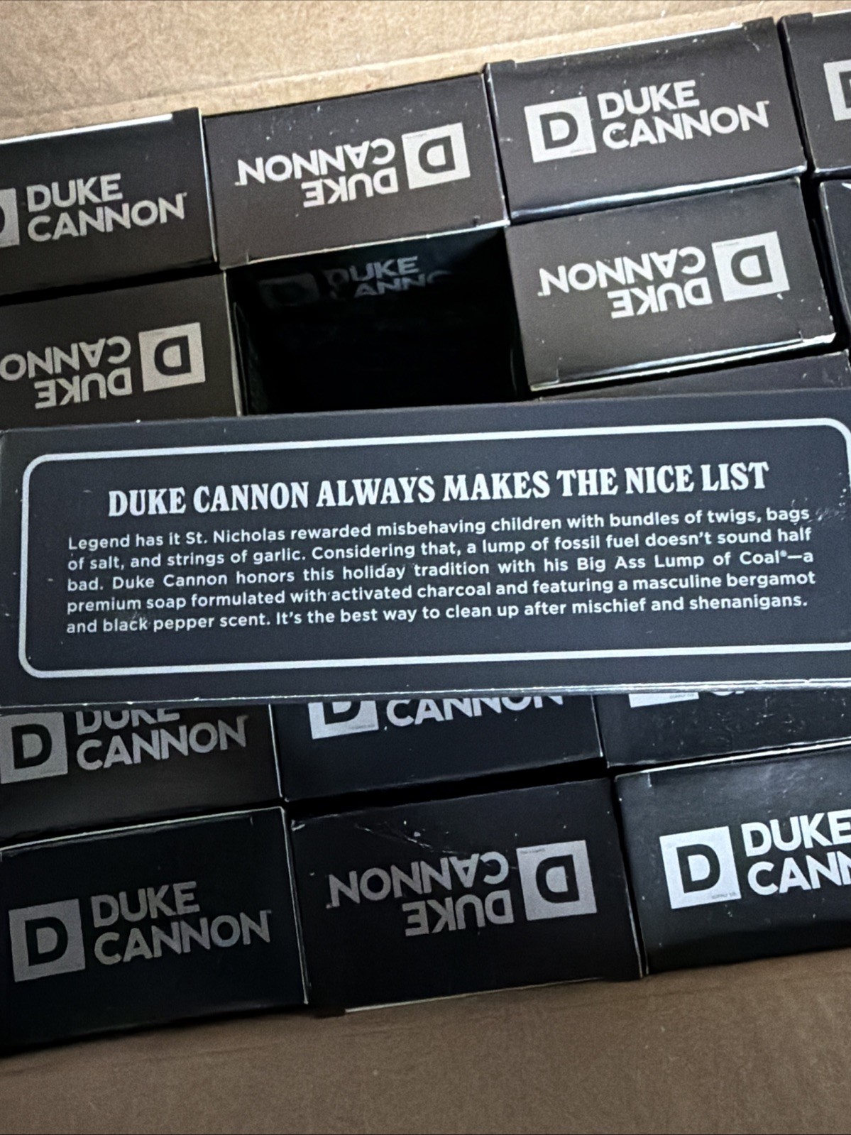 23 Pcs Duke HOLIDAY Charcoal Soap – 10oz. Duke Cannon