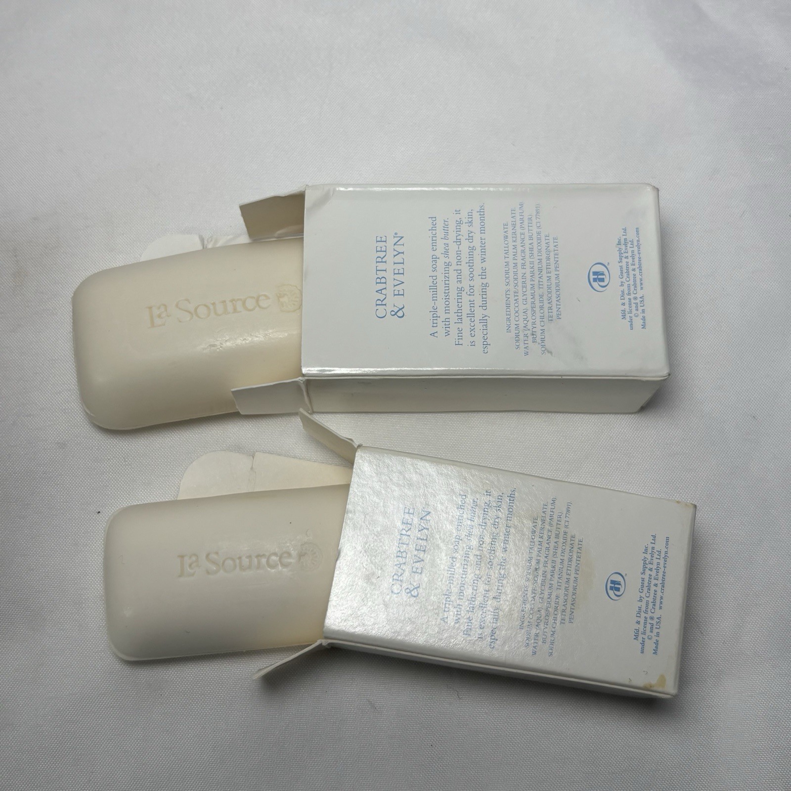 Crabtree & Evelyn Bar Soap Body Shop Shea Moisture Mixed Lot 5 Bars Unused Open