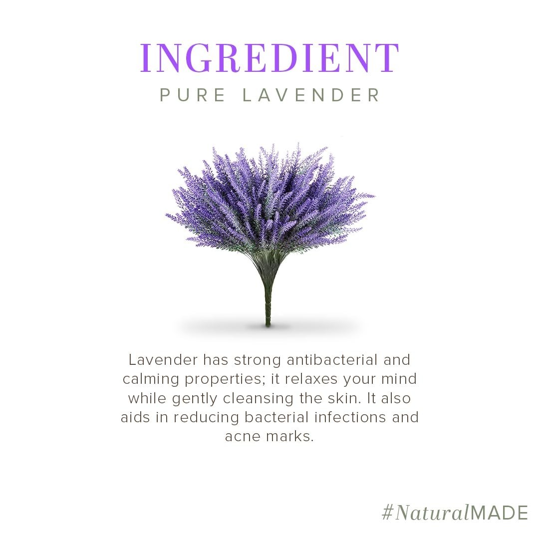 Khadi Natural Ayurvedic Pure Lavender Soap moisturization Beauty Skin Pack of 5